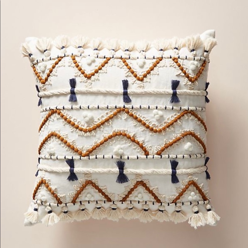 Vineet Bahl Anthropology Embellished Pillow